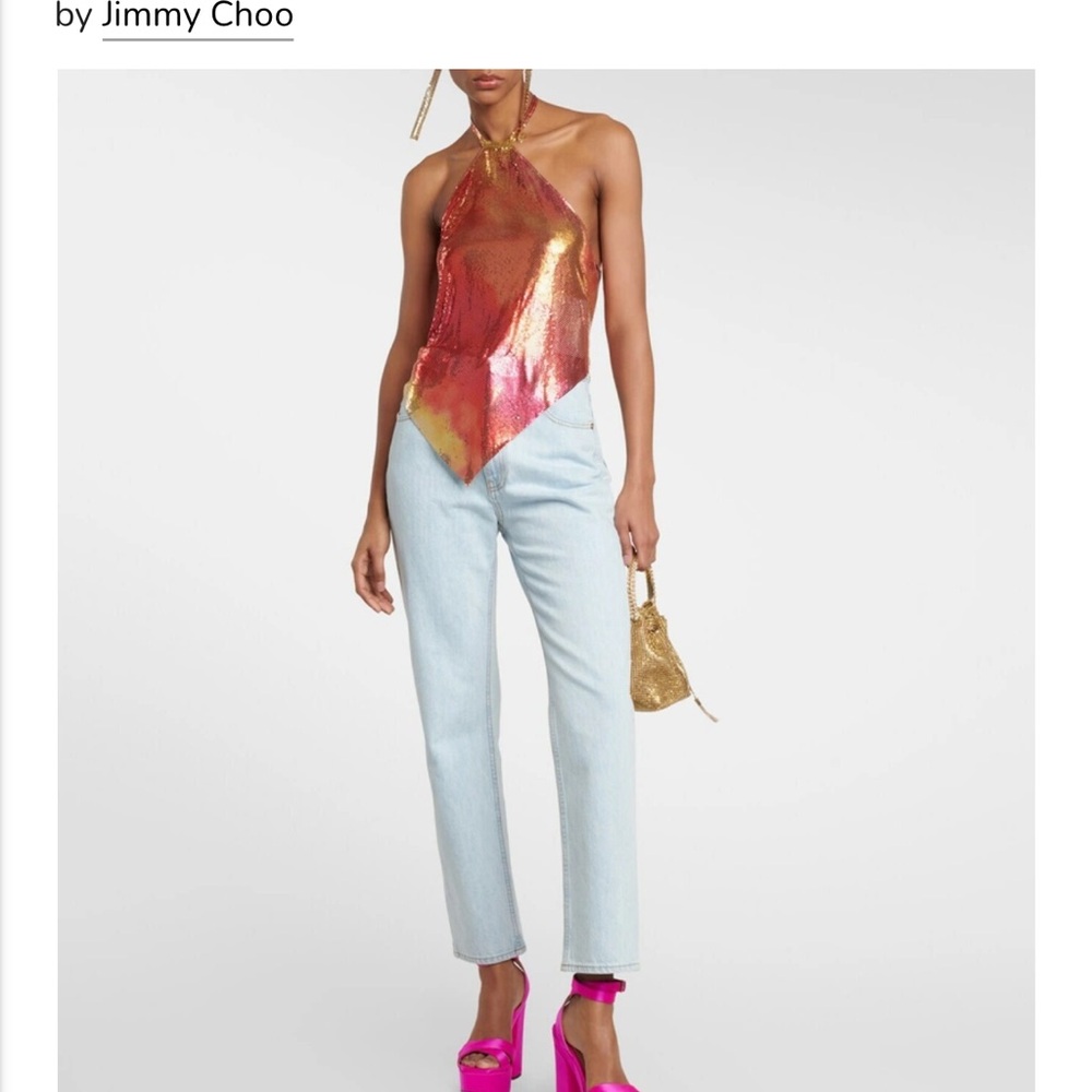 Jimmy Choo Pink Gaia Platform Sandals - Picture 4 of 7